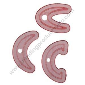 TPV® 3Pcs Design Element Cutter Set Cookie Cutter Plastic Fondant Cutter Gumpaste Cutter