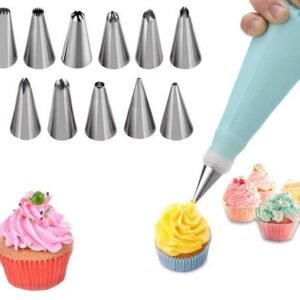 TPV® 12 Pc Icing Piping Nozzles Cake Sugarcraft Decorating Tool Set