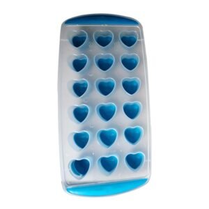 TPV® Silicone Fruit heart  Shape Ice Cube Mold Chocolate Baking Tray Storage Container