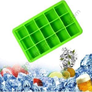 TPV® Ice Cube Trays 15 Cube, Silicone Ice Cube Tray, Ice Cube Molds