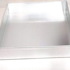 TPV® Aluminium Square Tray / Sweet Tray / Baking Tray - (12 X 12 X 3) Inches