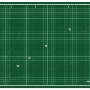 TPV® A2 Size (24 X 18 Inch),Cutting Mat Self-Healing, 3 Layered, Double Sided With Marked Pattern And Grids