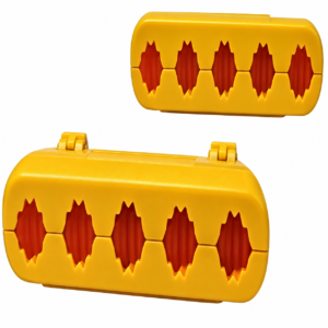 TPV® - Modak Sacha Sancha Plastic Modak Patti 5 Cavity Chocolate Mould (2Pc Modak Patti)