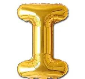 TPV®  Alphabet Foil balloon | Letters balloon | Birthday name ballons | 16 inch Golden foil Balloons for Birthday