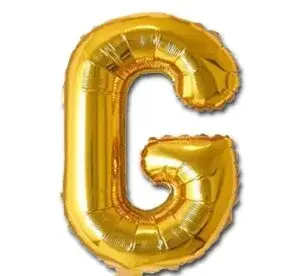 TPV® Alphabet Foil balloon | Letters balloon | Birthday name ballons | 16 inch Golden foil Balloons for Birthday