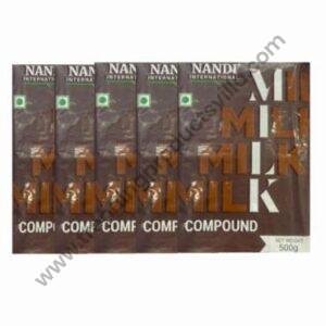 TPV® Nandi international milk compound chocolate 500 g ( Pack of 5 )