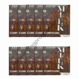 TPV® Nandi international milk compound chocolate 500 g ( Pack of 10 )