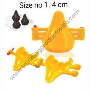 TPV®   10 pcs Modak Sancha, 1 Cavity Sancha Patti Modak Moulds for Ganpati Bappa - 4 cm